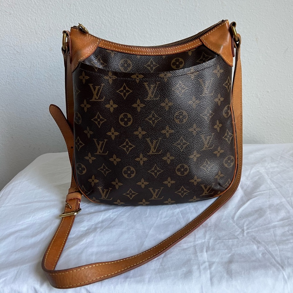 LOUIS VUITTON Monogram Odeon PM Shoulder Crossbody Messenger Bag